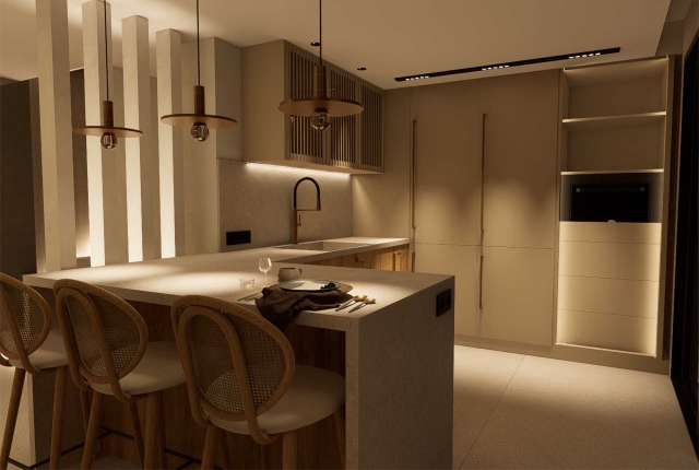 Cocina 1 con tiradores a izq