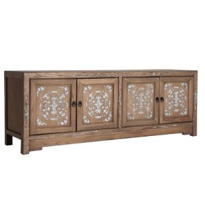 APARADOR RECTANGULAR MACAO, MADERA, ÉSTILO COLONIAL