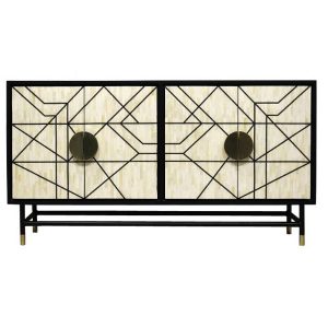 APARADOR RECTANGULAR DELME BLANCO/NEGRO